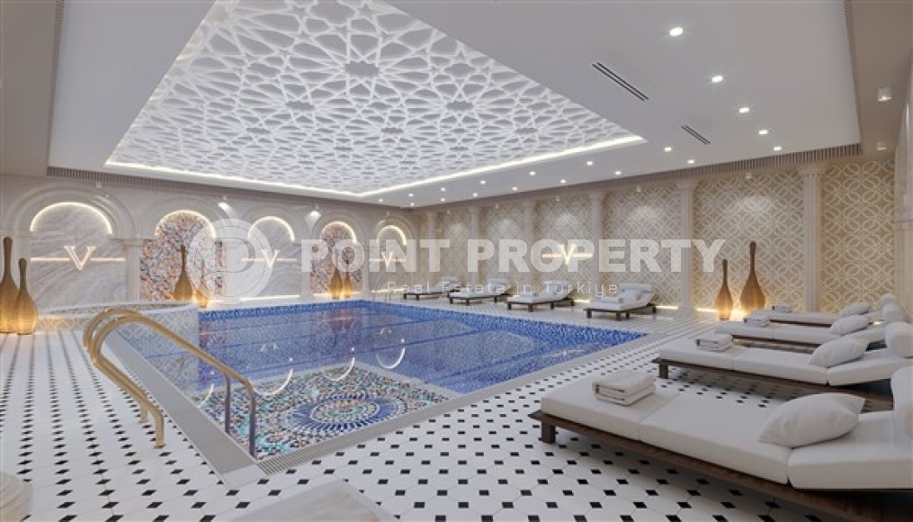 Компактная квартира 1+1 в элитном жилом комплексе, в спокойном районе Аланьи - Верхняя Оба-id-6240-фото-3