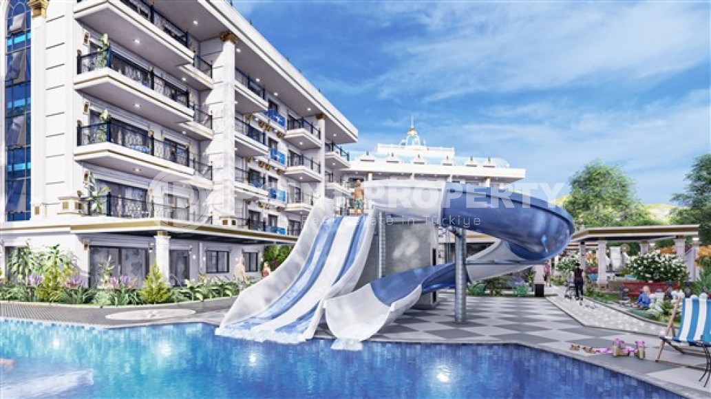 Компактная квартира 1+1 в элитном жилом комплексе, в спокойном районе Аланьи - Верхняя Оба-id-6240-фото-6