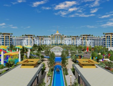 Просторная квартира 1+1, на площади 85 м2, в 300 метрах от моря, в живописном районе Аланьи - Тюрклер-id-6087-фото-1