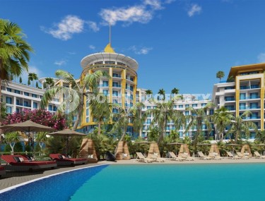 Просторная квартира 1+1, на площади 85 м2, в 300 метрах от моря, в живописном районе Аланьи - Тюрклер-id-6087-фото-4