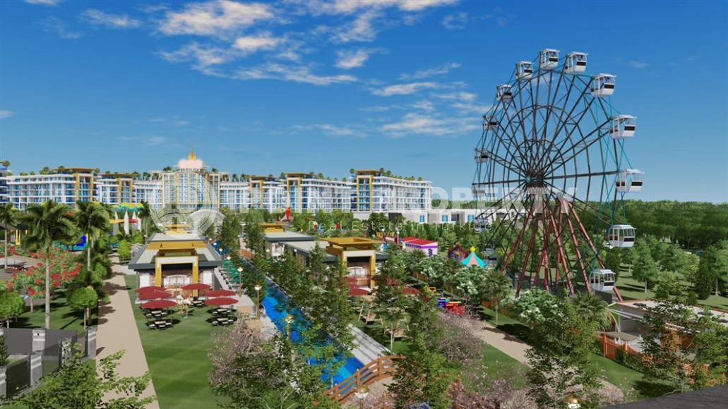 Просторная квартира 1+1, на площади 85 м2, в 300 метрах от моря, в живописном районе Аланьи - Тюрклер-id-6087-фото-14