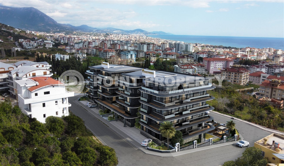 Investment project at the initial stage of construction in the center of Alanya, views of the sea, mountains and Alanya fortress-id-1066-photo-11