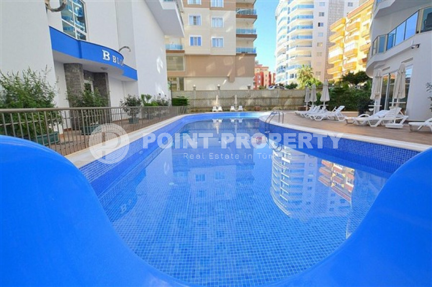 Двухкомнатная квартира, 67м², в комплексе премиум класса в 300м от моря в Махмутларе, Аланья.-id-1491-фото-15