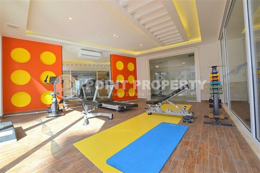 Двухкомнатная квартира, 67м², в комплексе премиум класса в 300м от моря в Махмутларе, Аланья.-id-1491-фото-17