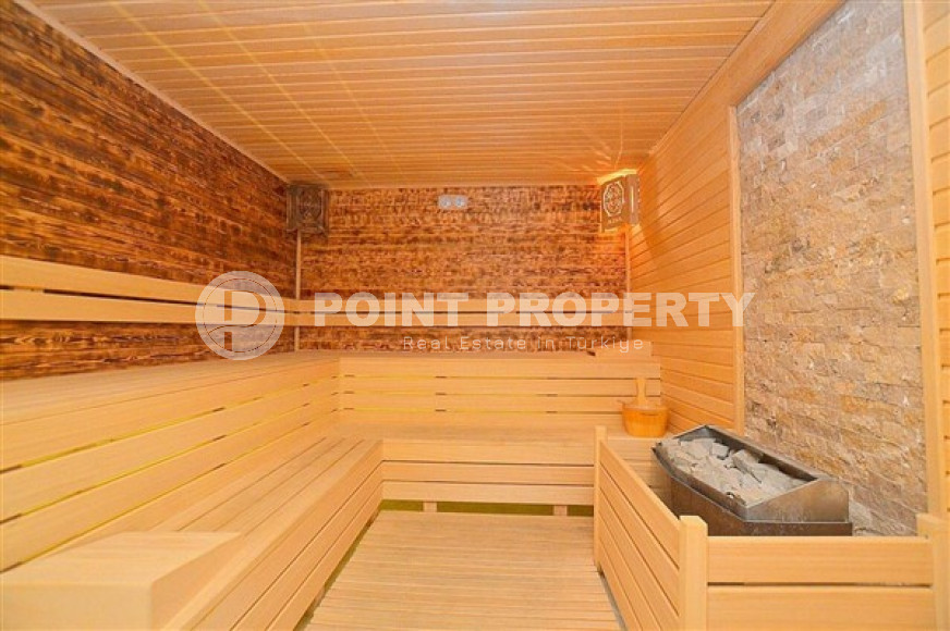 Двухкомнатная квартира, 67м², в комплексе премиум класса в 300м от моря в Махмутларе, Аланья.-id-1491-фото-19