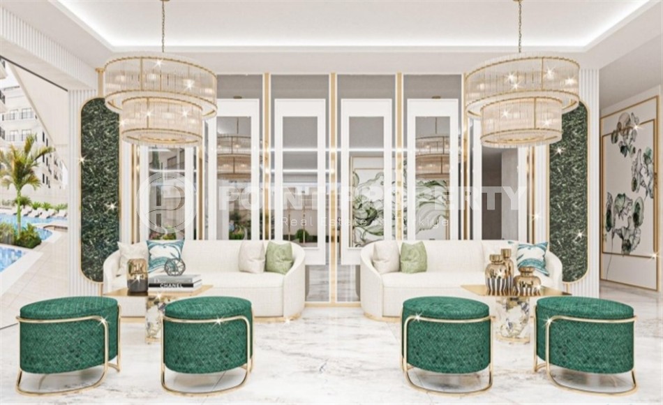 Квартиры в жилом комплексе на финальном этапе строительства, в 300 метрах от пляжа Клеопатры-id-6254-фото-13