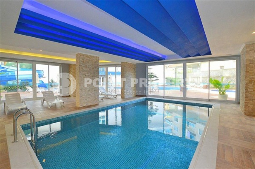 Двухкомнатная квартира, 67м², в комплексе премиум класса в 300м от моря в Махмутларе, Аланья.-id-1491-фото-24