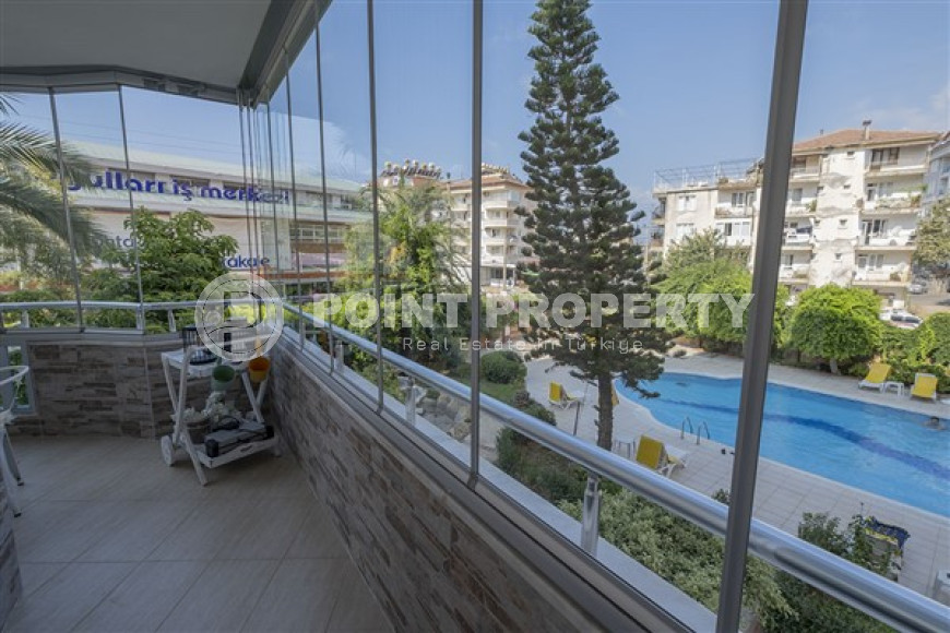 Furnished three-room apartment, 100m² in a cozy residence in Cikcilli area, Alanya-id-1492-photo-3