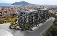 Investment project at the initial stage of construction in the center of Alanya, views of the sea, mountains and Alanya fortress-id-1066-photo-13