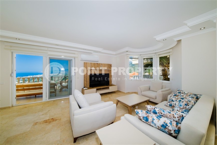 Трехэтажная вилла с панорамным видом на море, в живописном, экологически чистом районе Аланьи - Каргыджак-id-6263-фото-2