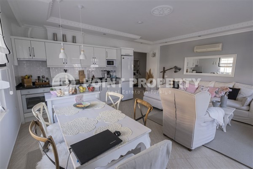 Furnished three-room apartment, 100m² in a cozy residence in Cikcilli area, Alanya-id-1492-photo-5