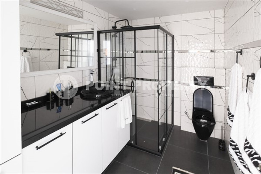 Furnished three-room apartment, 100m² in a cozy residence in Cikcilli area, Alanya-id-1492-photo-14