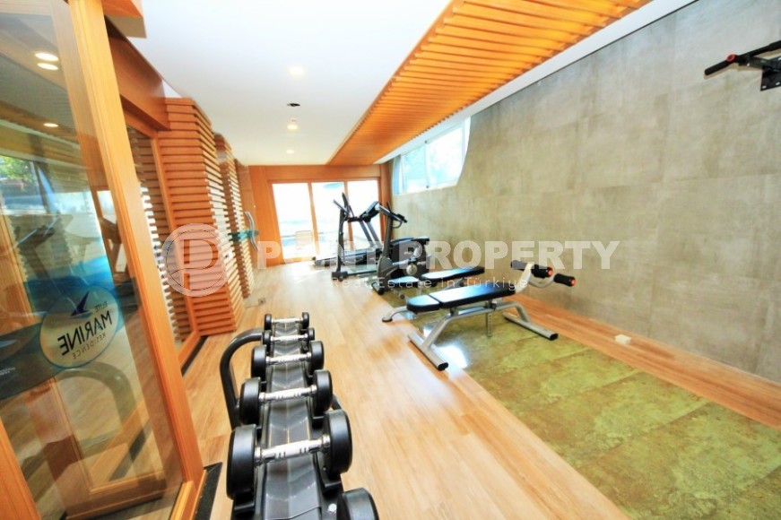 Панорамная квартира на 8-м этаже, в доме 2015 года постройки, в центре Аланьи-id-6276-фото-8