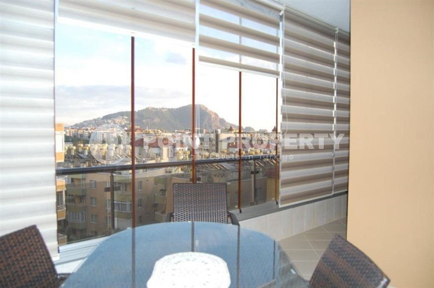 Панорамный дуплекс с видом на горы, на 6-м этаже с мансардой, в 150 метрах от пляжа Клеопатры-id-6278-фото-15