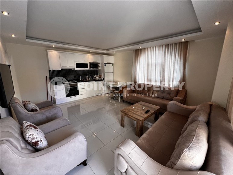 Small apartment on the 5th floor in a building built in 2017, in the center of a modern, developed area of Alanya - Mahmutlar-id-6280-photo-2