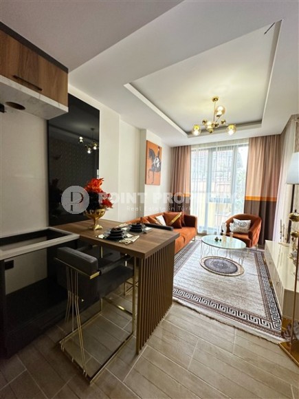 Квартира 1+1, 47м², в блоке А строящегося комплекса с комфортной инфраструктурой, в Махмутларе, Алания-id-1460-фото-5