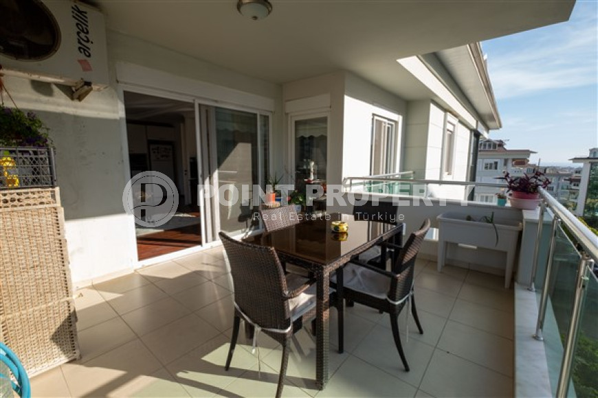 Duplex penthouse with four bedrooms, 220 m², with mountain and sea views in a luxury complex in Oba-id-1494-photo-13