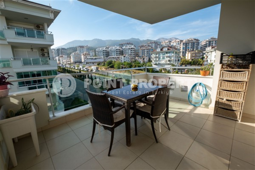 Duplex penthouse with four bedrooms, 220 m², with mountain and sea views in a luxury complex in Oba-id-1494-photo-14