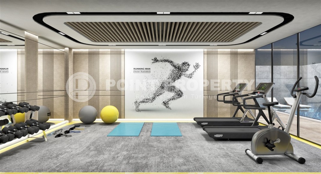 Квартира с высококачественной чистовой отделкой, в 400 метрах от пляжа Клеопатры, в центре Аланьи-id-6285-фото-12