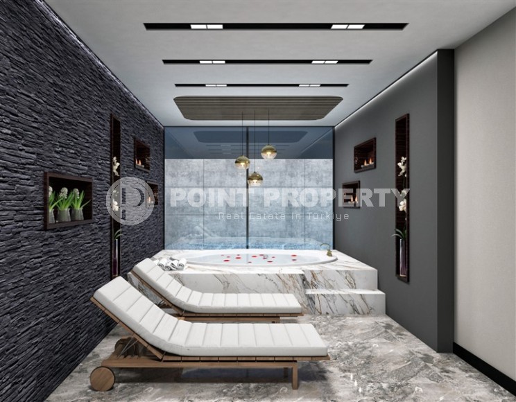 Квартира с высококачественной чистовой отделкой, в 400 метрах от пляжа Клеопатры, в центре Аланьи-id-6285-фото-13