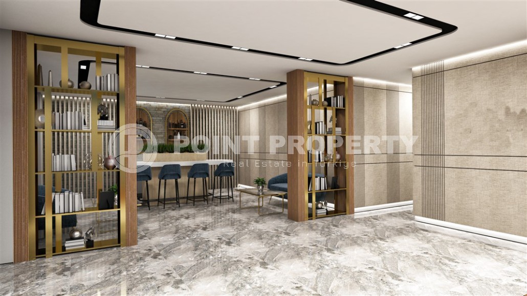 Квартира с высококачественной чистовой отделкой, в 400 метрах от пляжа Клеопатры, в центре Аланьи-id-6285-фото-15