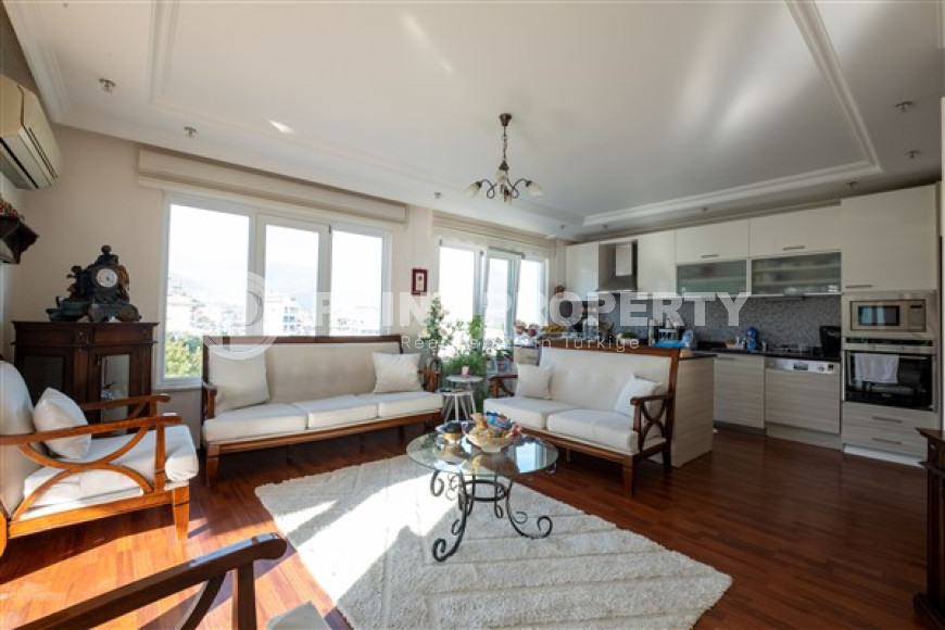 Duplex penthouse with four bedrooms, 220 m², with mountain and sea views in a luxury complex in Oba-id-1494-photo-17