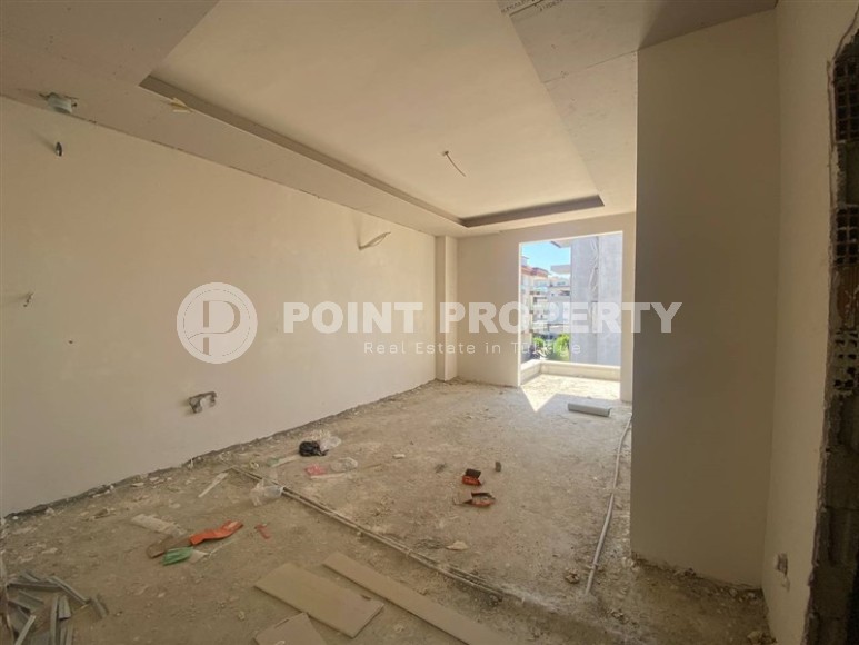 Небольшая новая квартира с чистовой отделкой, в 250 метрах от моря, в центре престижного района Аланьи - Кестель-id-6293-фото-3