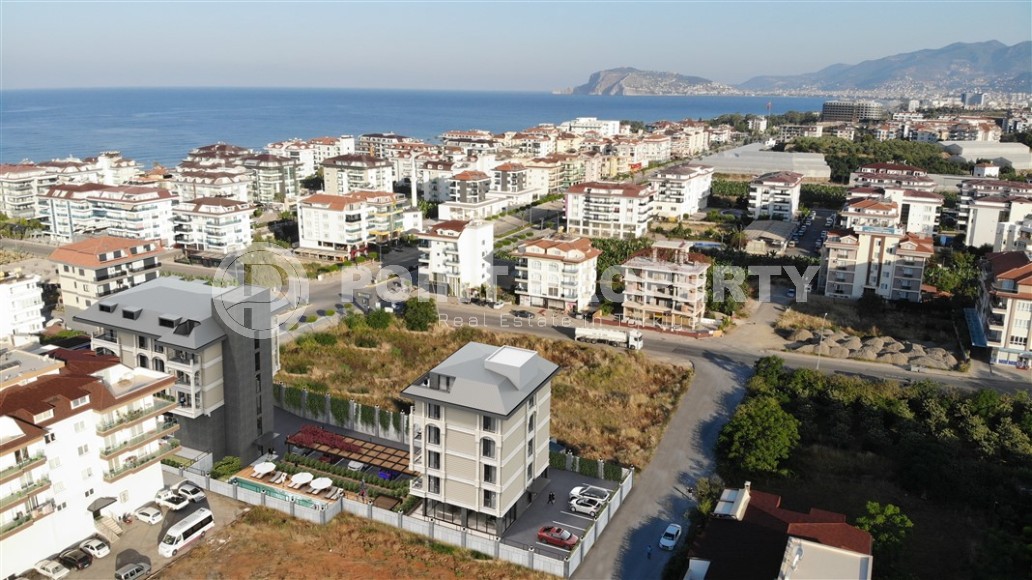 Небольшая новая квартира с чистовой отделкой, в 250 метрах от моря, в центре престижного района Аланьи - Кестель-id-6293-фото-13