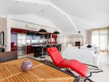 Large two-level apartment with a total area of 300 m2, with luxurious panoramic sea views, in the picturesque area of Alanya - Kestel-id-6294-photo-2