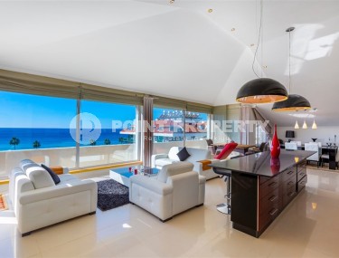 Large two-level apartment with a total area of 300 m2, with luxurious panoramic sea views, in the picturesque area of Alanya - Kestel-id-6294-photo-4