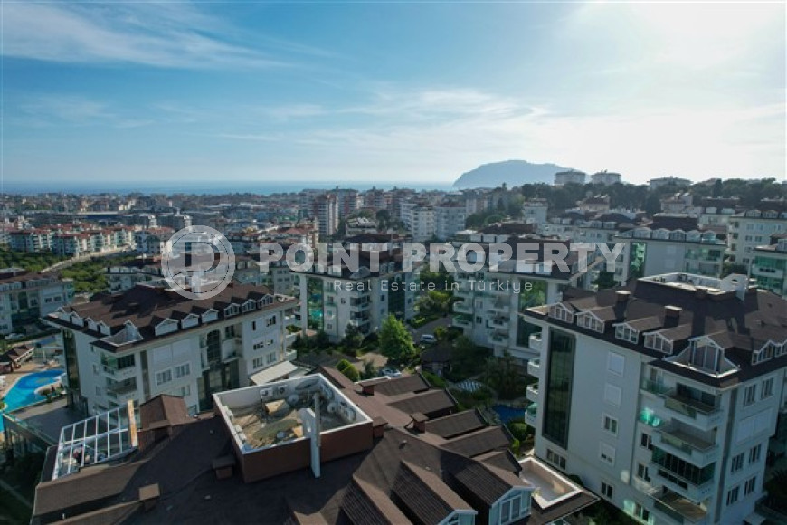 Duplex penthouse with four bedrooms, 220 m², with mountain and sea views in a luxury complex in Oba-id-1494-photo-33