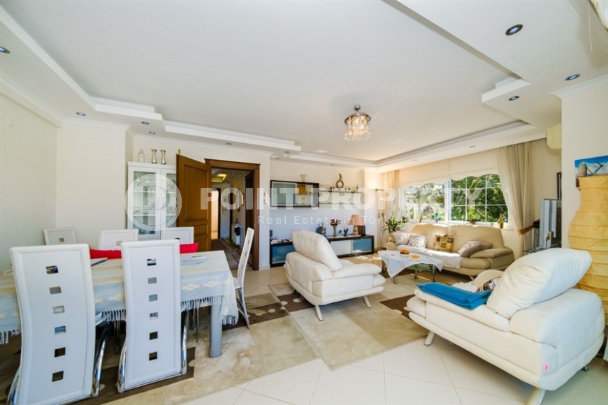 Уютная двухуровневая квартира 3+1, в живописной местности, в элитном районе Аланьи - Хасбахче-id-6296-фото-3