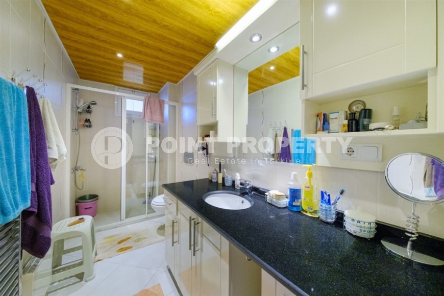 Уютная двухуровневая квартира 3+1, в живописной местности, в элитном районе Аланьи - Хасбахче-id-6296-фото-13