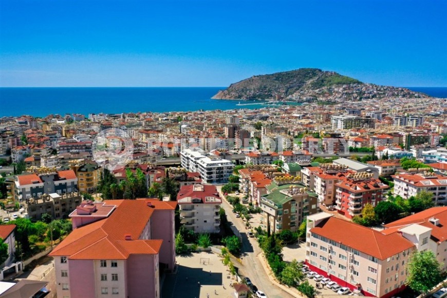 Уютная двухуровневая квартира 3+1, в живописной местности, в элитном районе Аланьи - Хасбахче-id-6296-фото-24