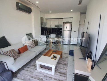 Небольшая квартира 1+1, общей площадью 55 м2, в спокойном районе Аланьи - Авсаллар-id-6304-фото-1