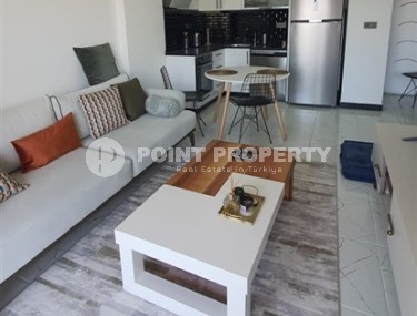 Небольшая квартира 1+1, общей площадью 55 м2, в спокойном районе Аланьи - Авсаллар-id-6304-фото-2