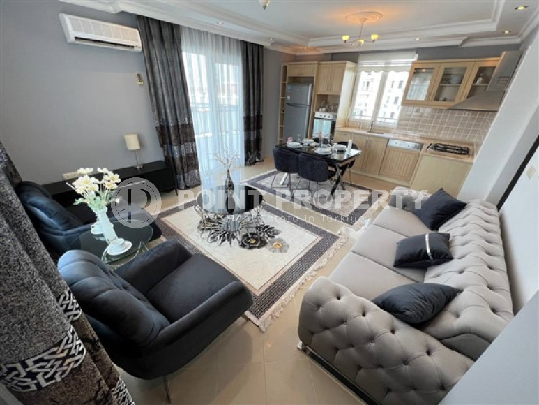 Видовая квартира 2+1, 140м², с дизайнерским интерьером в районе Алании Тосмур-id-1495-фото-3