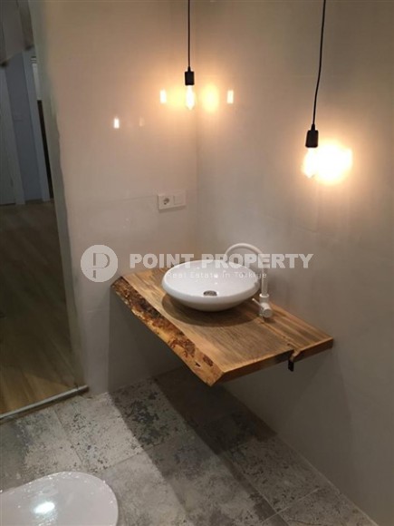 Недорогая квартира с чистовой отделкой, на 1-м этаже в доме 1995 года постройки, в центре Аланьи-id-6306-фото-12