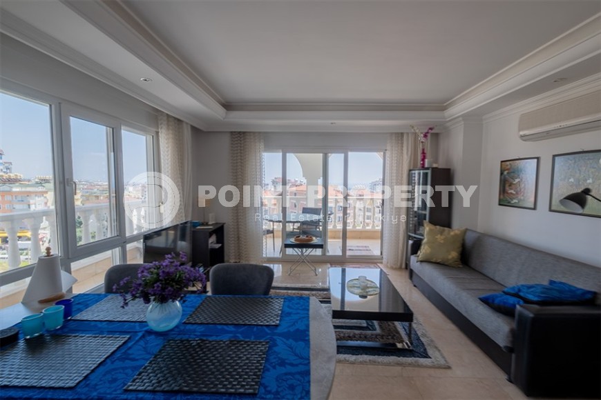 Bright, spacious apartment 1200 meters from the sea, in a quiet area of Alanya - Cikcilli-id-6312-photo-3