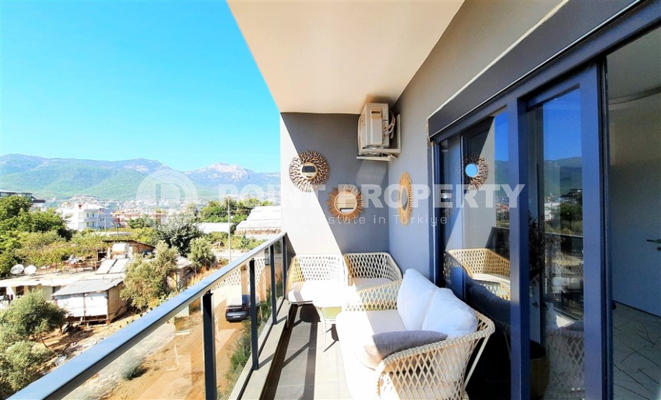 Comfortable apartment with mountain views, on the 2nd floor in a new building, in a prestigious area of Alanya - Upper Oba-id-6317-photo-12