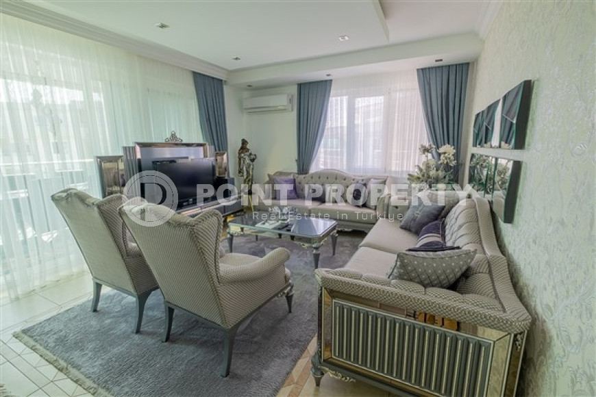 Элегантный пентхаус 4+1, 250м² с личной сауной в центре района Тосмур, Аланья, в комплексе с богатой инфраструктурой-id-1496-фото-2