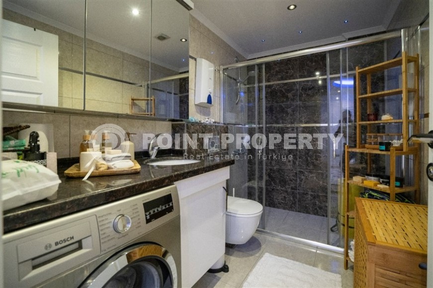 Светлая, уютная квартира 2+1, на площади 125 м2, в центре популярного района Аланьи - Нижняя Оба-id-6318-фото-8