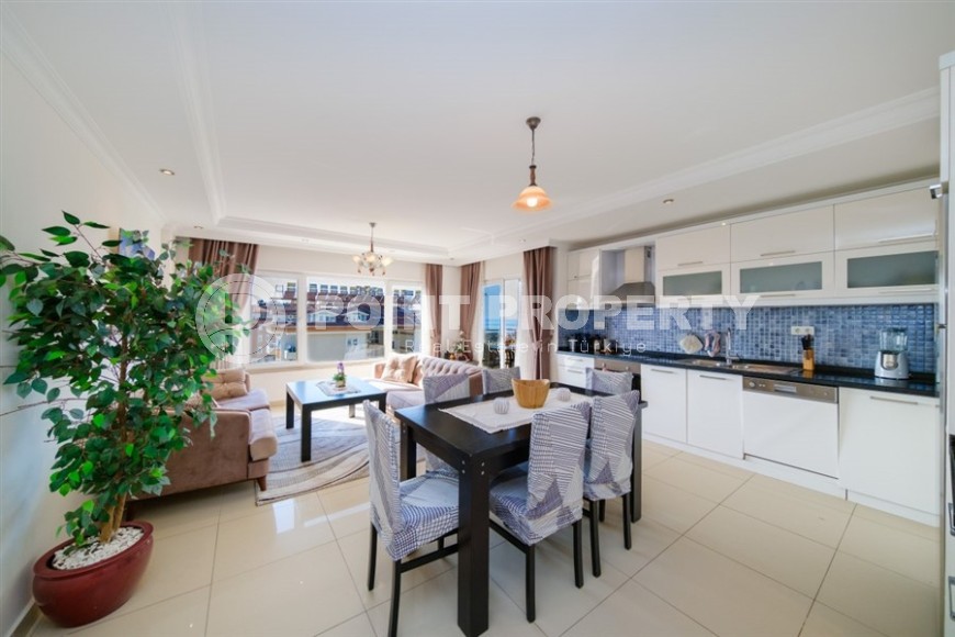 Панорамная двухуровневая квартира 3+2 на 10-м этаже с мансардой, в километре от пляжа-id-6319-фото-4