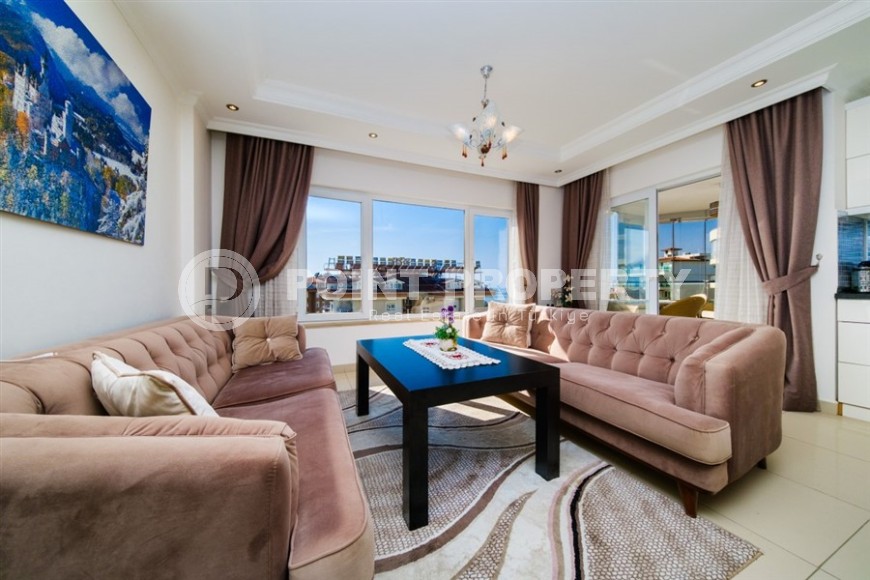 Панорамная двухуровневая квартира 3+2 на 10-м этаже с мансардой, в километре от пляжа-id-6319-фото-5