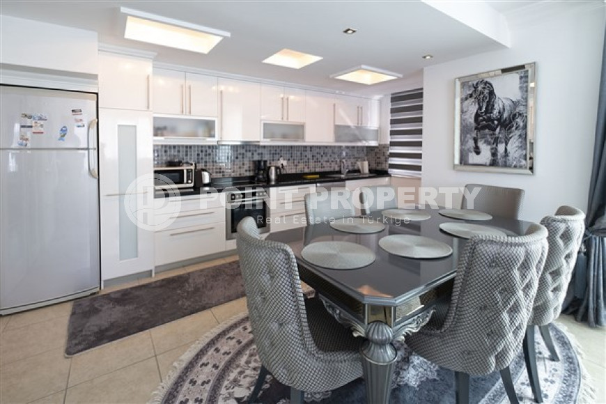 Элегантный пентхаус 4+1, 250м² с личной сауной в центре района Тосмур, Аланья, в комплексе с богатой инфраструктурой-id-1496-фото-5