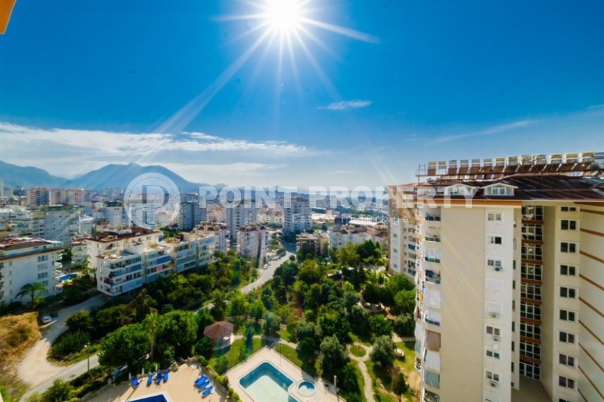 Панорамная двухуровневая квартира 3+2 на 10-м этаже с мансардой, в километре от пляжа-id-6319-фото-15