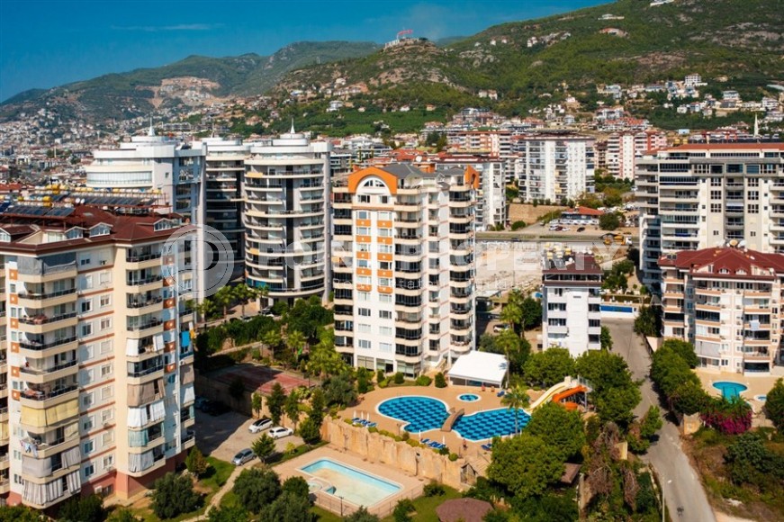 Панорамная двухуровневая квартира 3+2 на 10-м этаже с мансардой, в километре от пляжа-id-6319-фото-27