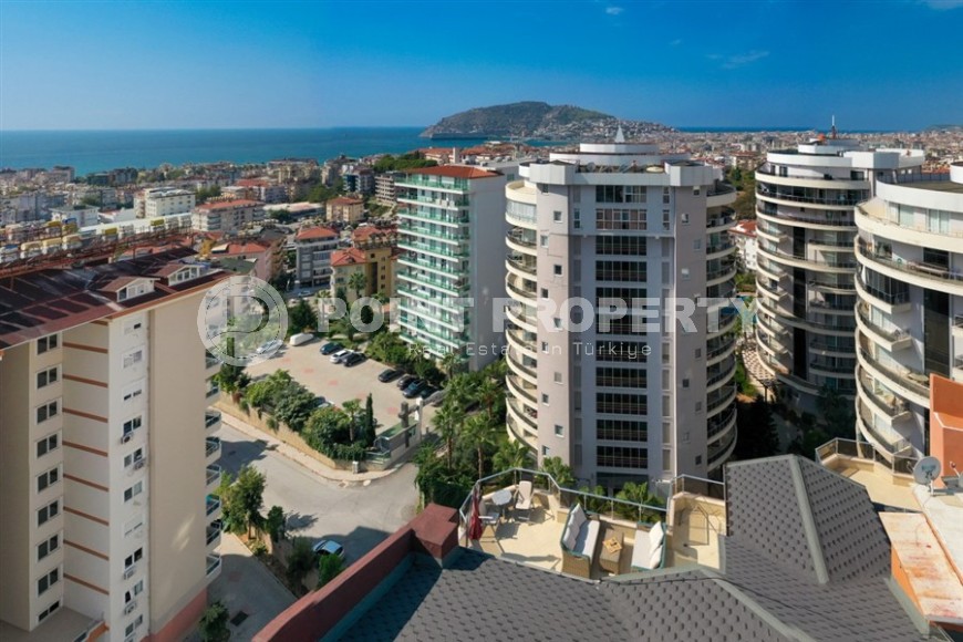 Панорамная двухуровневая квартира 3+2 на 10-м этаже с мансардой, в километре от пляжа-id-6319-фото-28