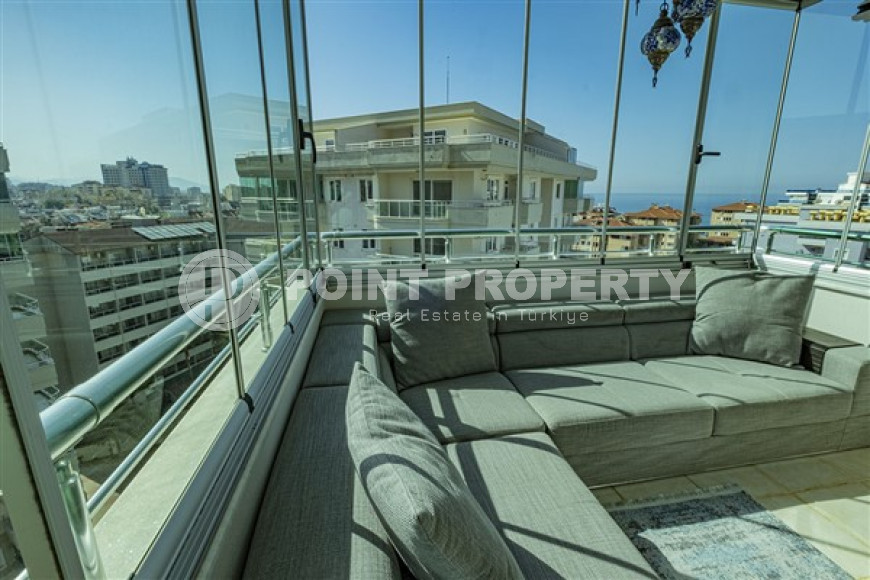 Элегантный пентхаус 4+1, 250м² с личной сауной в центре района Тосмур, Аланья, в комплексе с богатой инфраструктурой-id-1496-фото-11