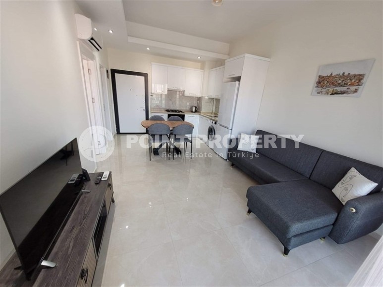 Небольшая новая квартира с мебелью и бытовой техникой, в живописном, спокойном районе Аланьи - Авсаллар-id-6324-фото-2